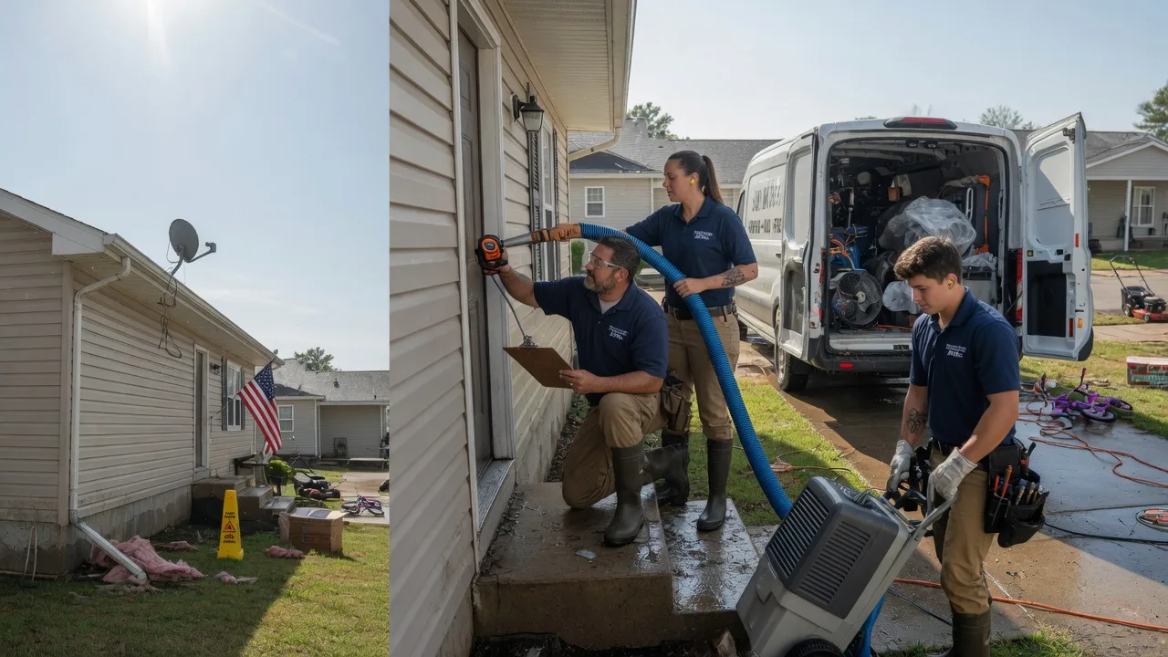 Ceiling Water Damage Restoration in Pinconning, MI near me